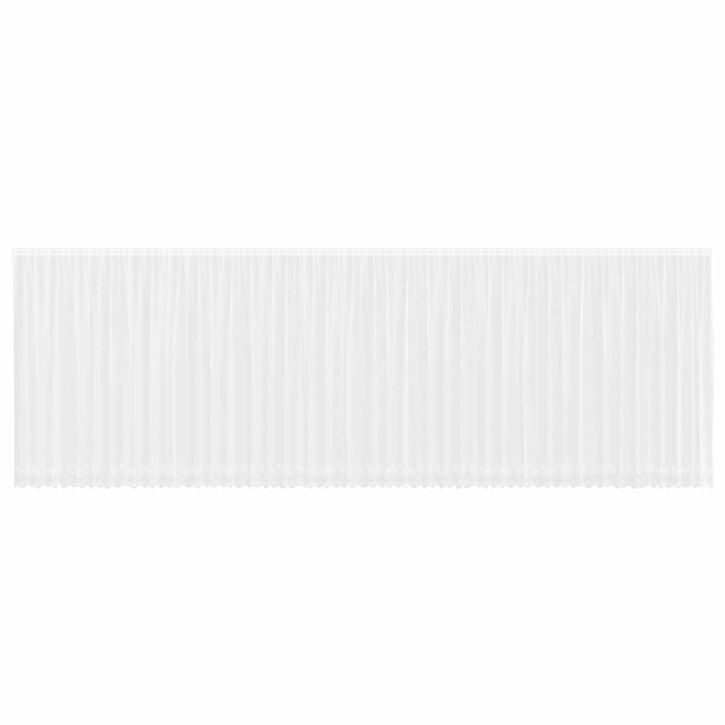 Vorhänge mit Vorhängen Floral Weiß Polyester