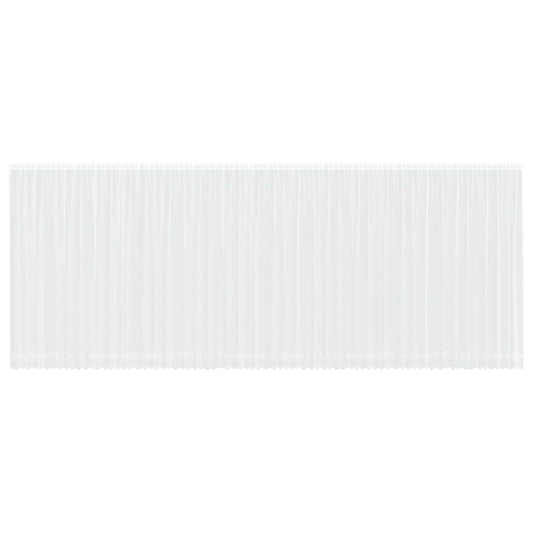 Vorhänge mit Vorhängen Floral Weiß 1200 x 280 cm Polyester