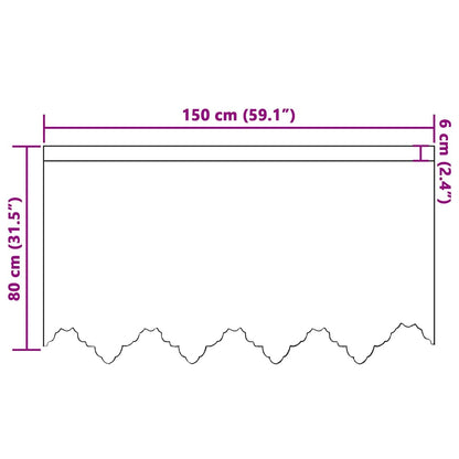 Vorhänge mit Vorhängen Weiß 150 x 80 cm Polyester