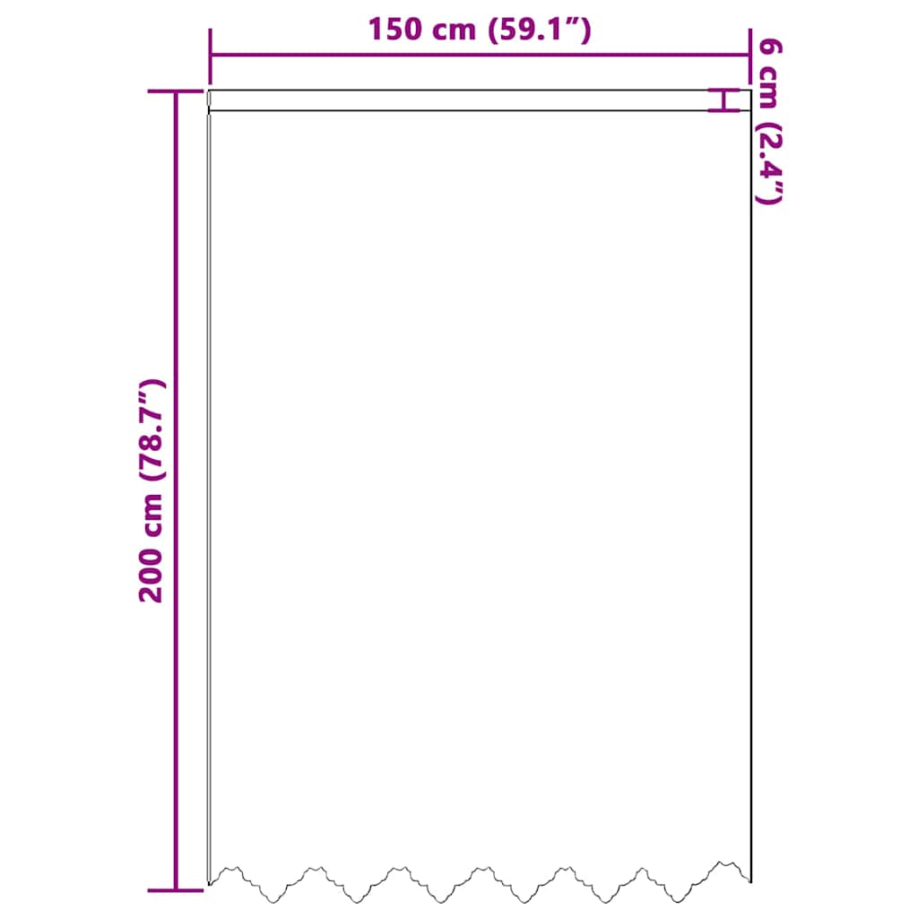 Vorhänge mit Vorhängen Weiß 150 x 200 cm Polyester