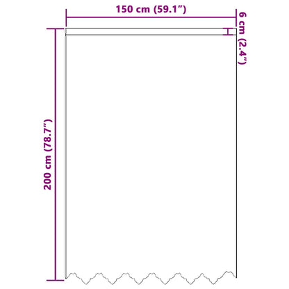 Vorhänge mit Vorhängen Weiß 150 x 200 cm Polyester