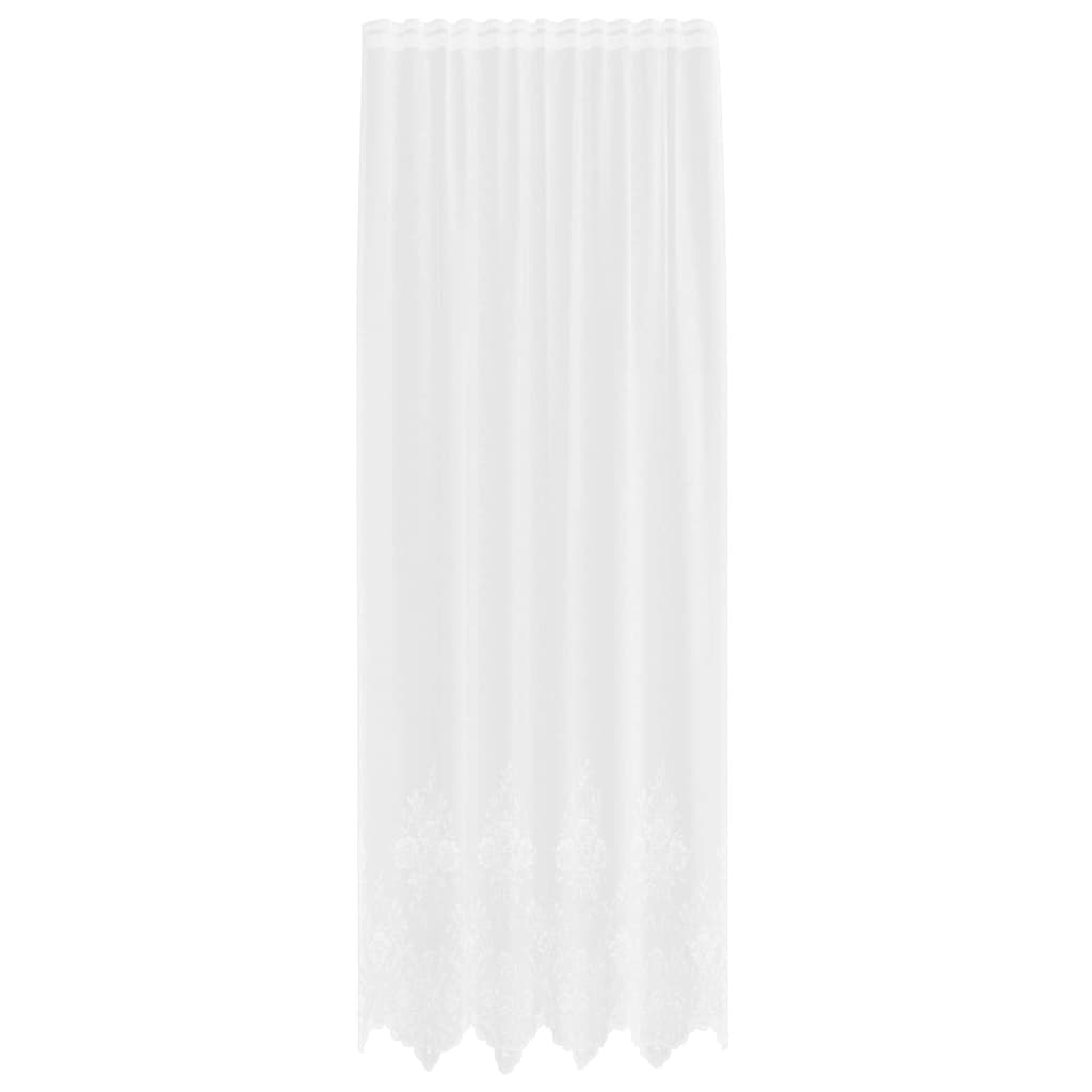 Vorhänge mit Vorhängen Weiß 150 x 280 cm Polyester