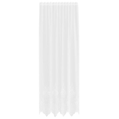 Vorhänge mit Vorhängen Weiß 150 x 280 cm Polyester