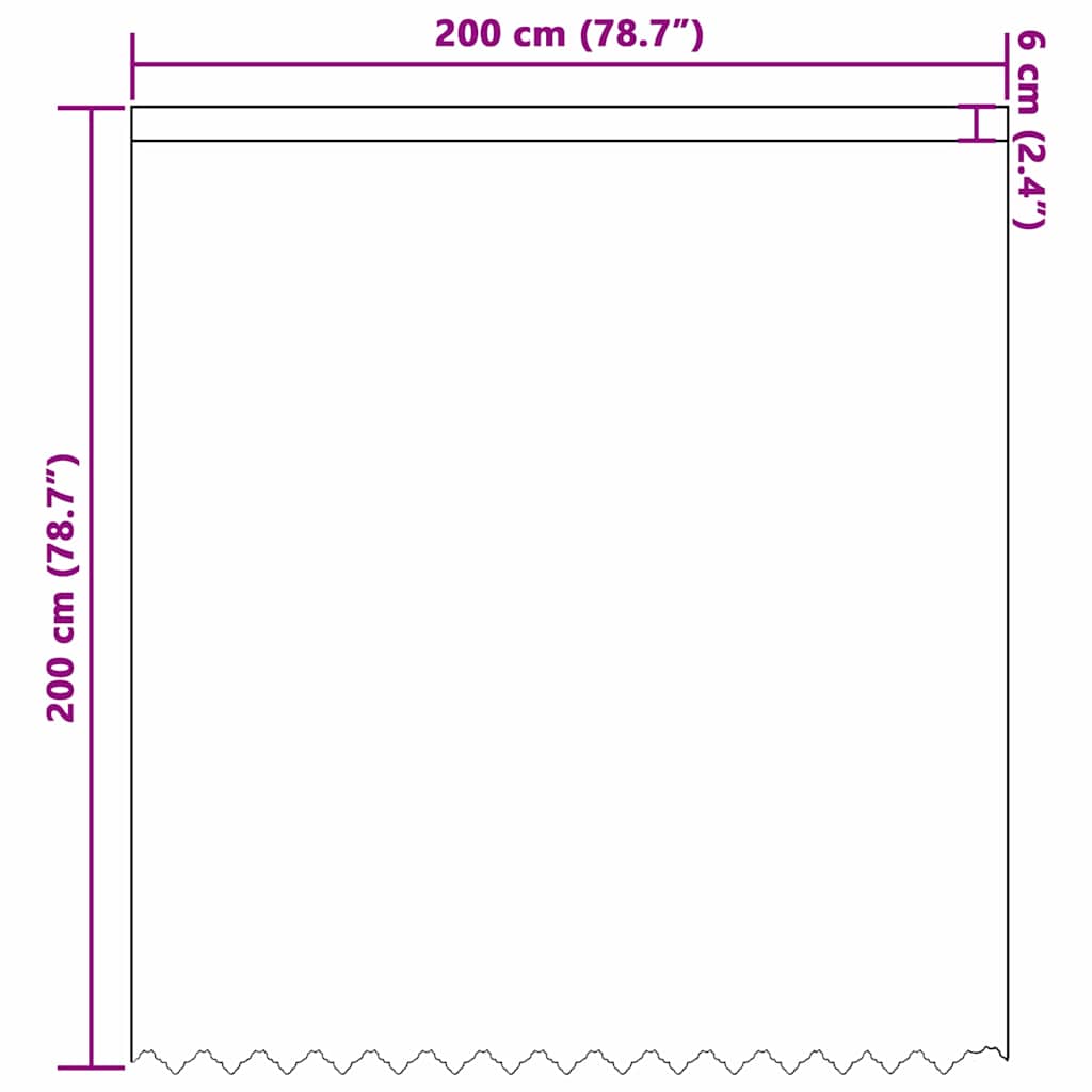 Vorhänge mit Vorhängen Floral Weiß 200 x 200 cm Polyester