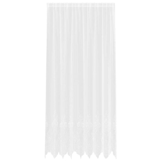 Vorhänge mit Vorhängen Floral Weiß 200 x 280 cm Polyester