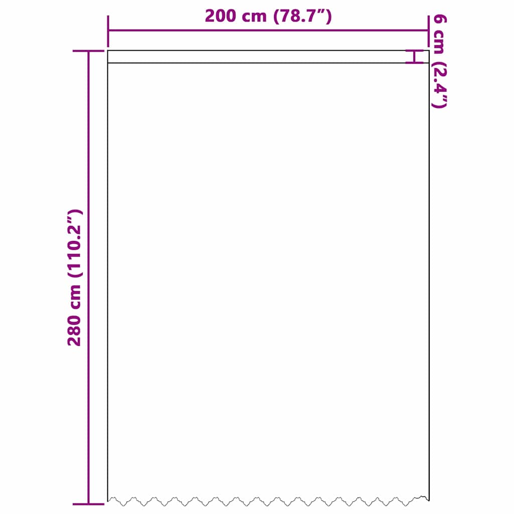 Vorhänge mit Vorhängen Floral Weiß 200 x 280 cm Polyester