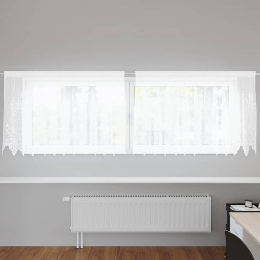 Vorhänge mit Vorhängen Weiß 300 x 100 cm Polyester