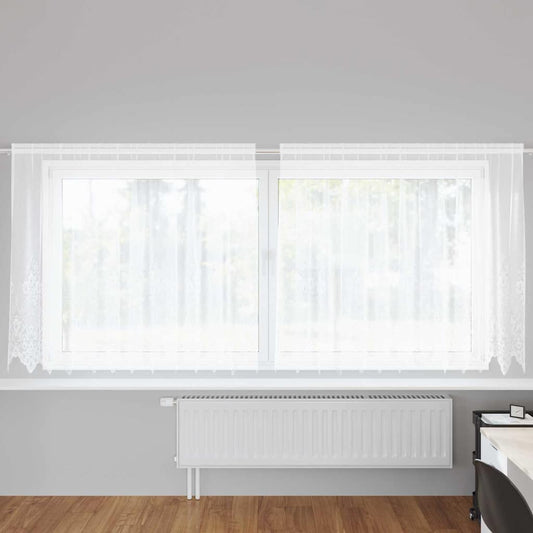 Vorhänge mit Vorhängen Weiß 300 x 180 cm Polyester