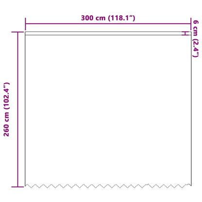 Vorhänge mit Vorhängen Weiß 300 x 260 cm Polyester