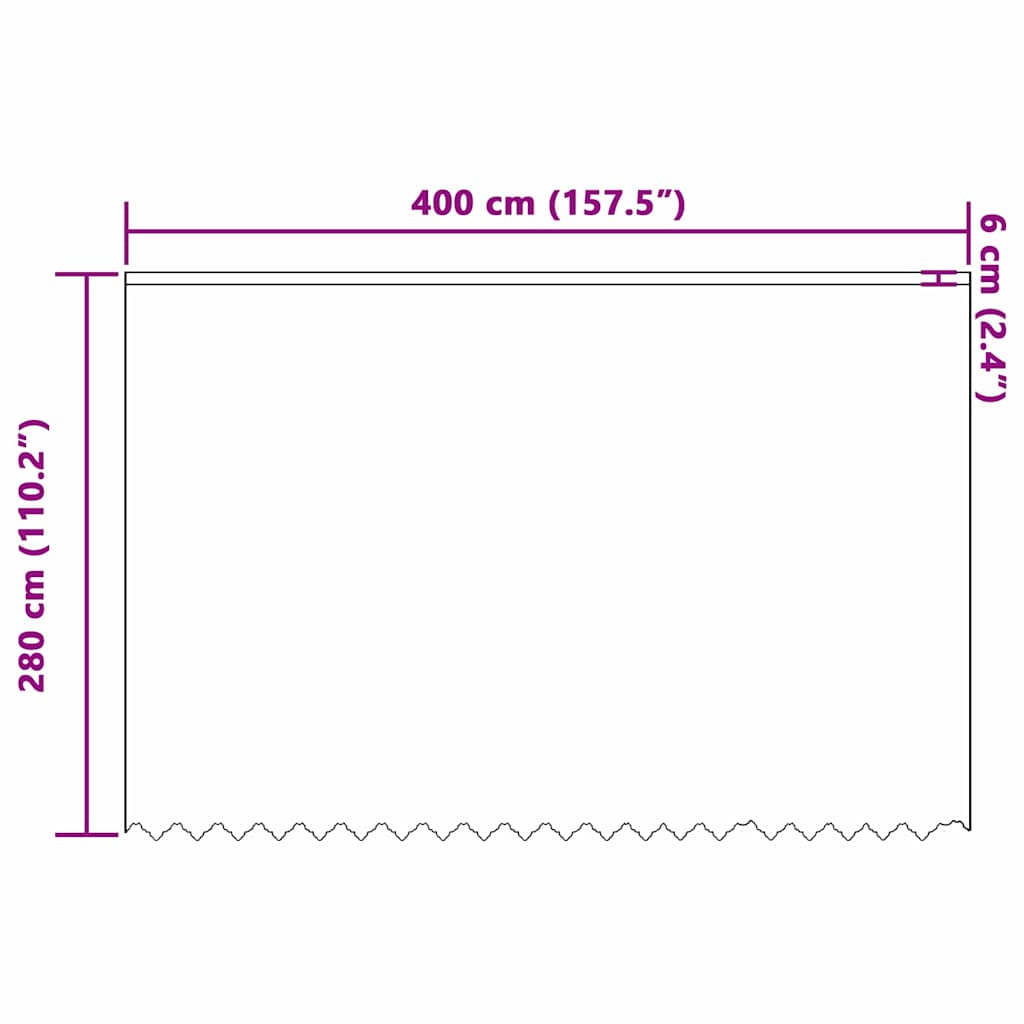 Vorhänge mit Vorhängen Weiß 400 x 280 cm Polyester