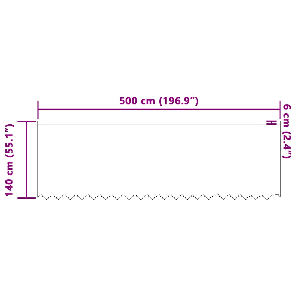 Vorhänge mit Vorhängen Weiß 500 x 140 cm Polyester