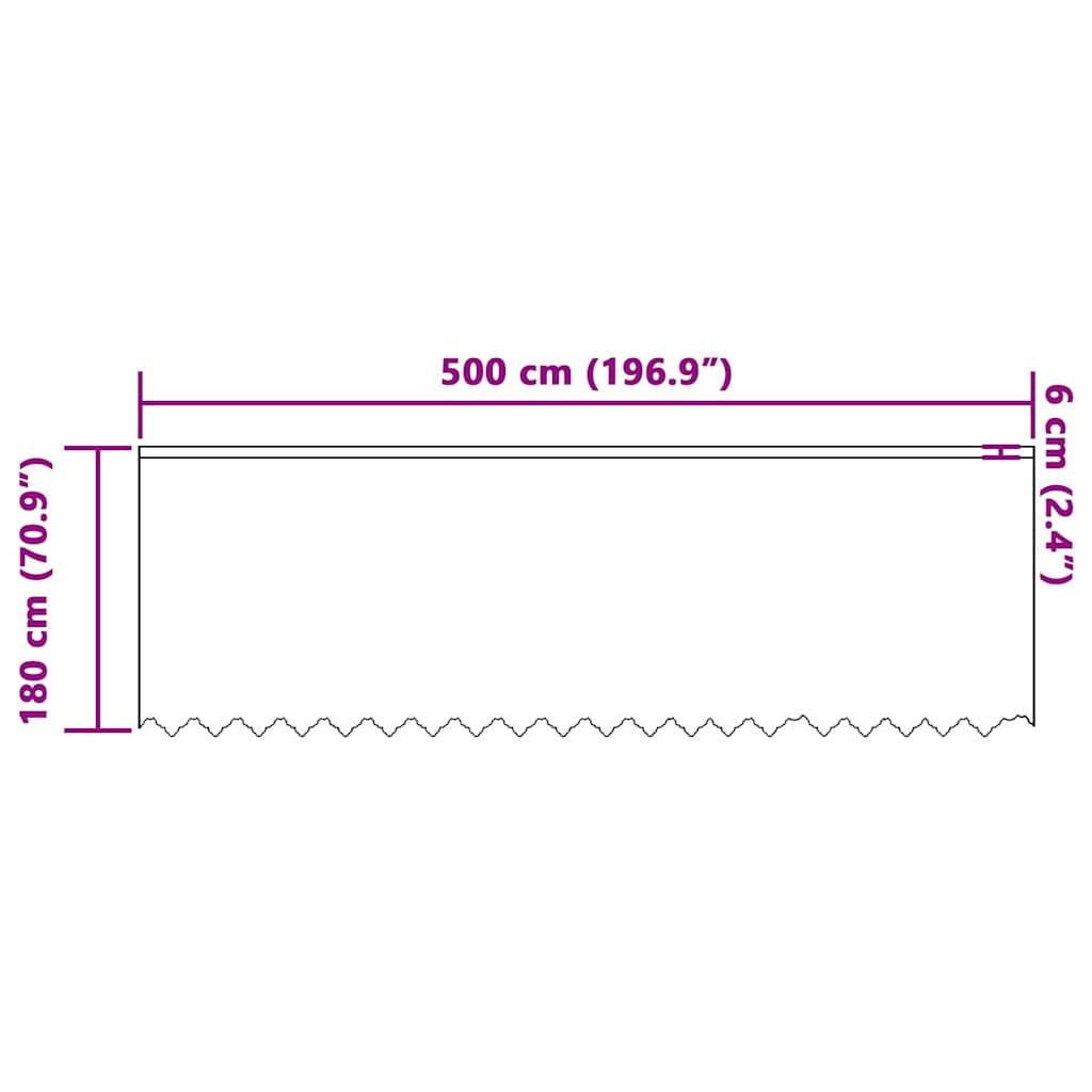 Vorhänge mit Vorhängen Weiß 500 x 180 cm Polyester