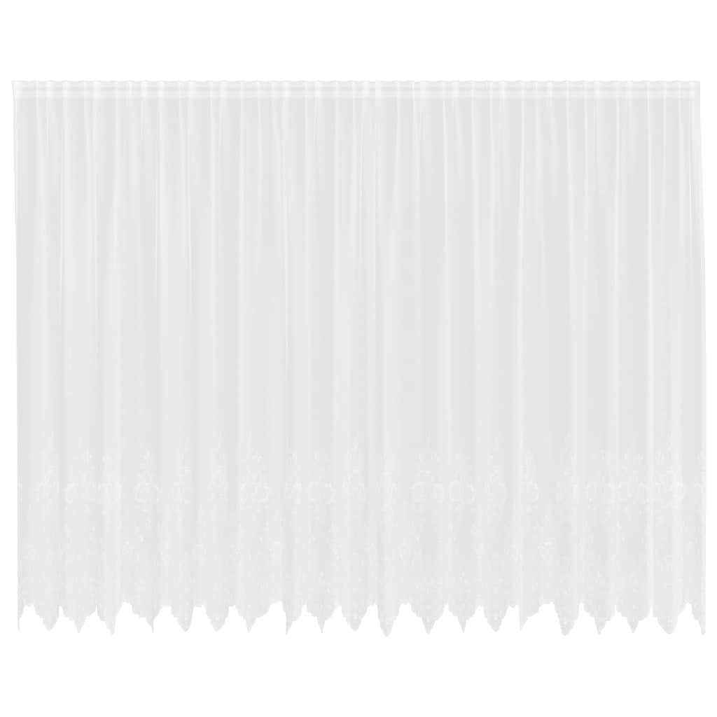 Vorhänge mit Vorhängen Weiß 500 x 200 cm Polyester