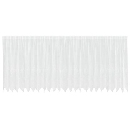 Vorhänge mit Vorhängen Weiß 600 x 140 cm Polyester