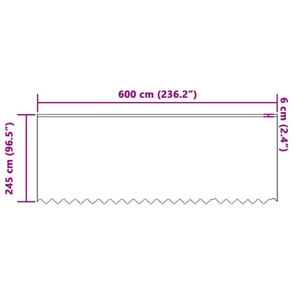 Vorhänge mit Vorhängen Sonstiges Weiß 600 x 245 cm Polyester