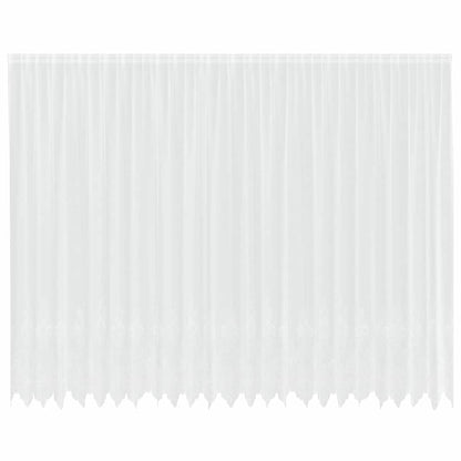 Vorhänge mit Vorhängen Weiß 600 x 260 cm Polyester