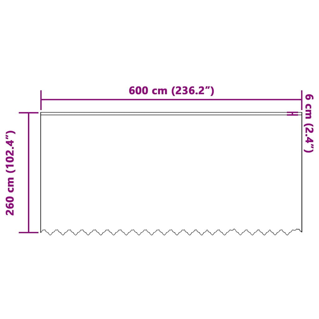Vorhänge mit Vorhängen Weiß 600 x 260 cm Polyester