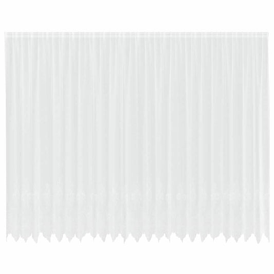 Vorhänge mit Vorhängen Weiß 600 x 280 cm Polyester