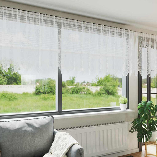 Vorhänge mit Vorhängen Sonstiges Weiß 750 x 80 cm Polyester