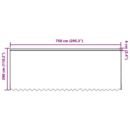 Vorhänge mit Vorhängen Weiß 750 x 280 cm Polyester