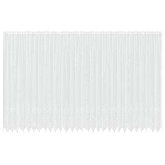 Vorhänge mit Vorhängen Weiß 750 x 300 cm Polyester