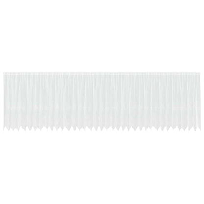 Spitzenvorhang mit Vorhängen Weiß 900 x 140 cm Polyester