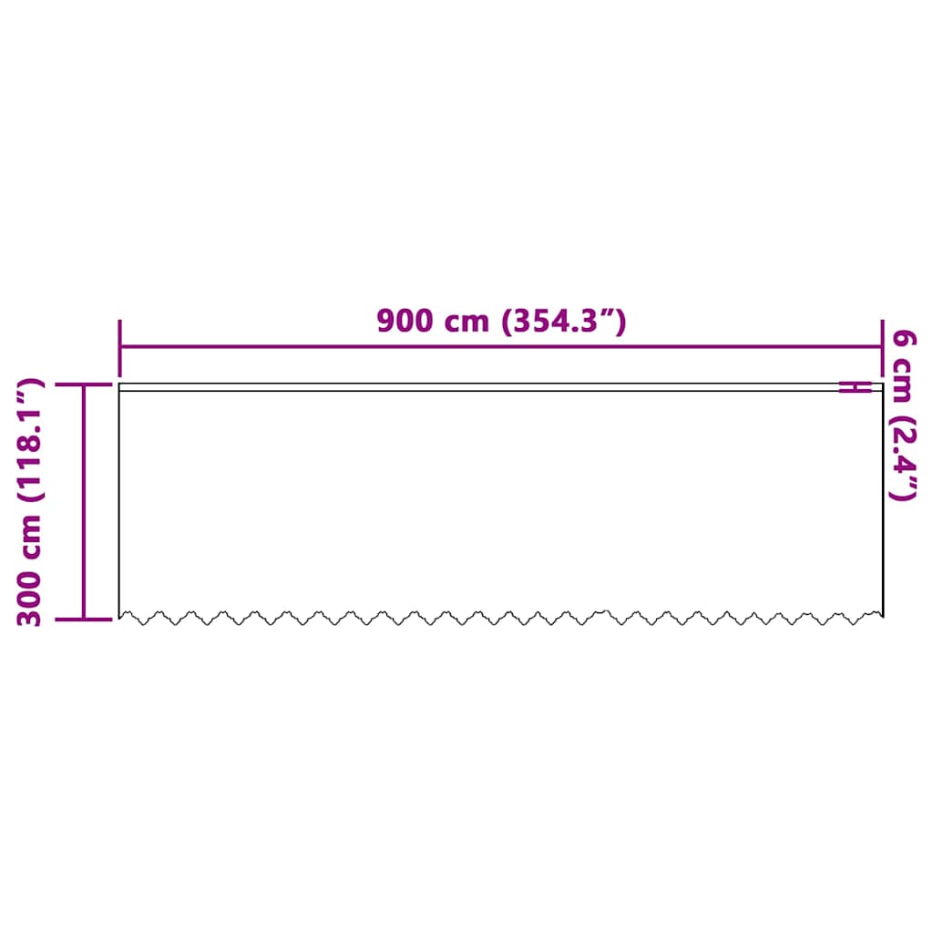 Vorhänge mit Vorhängen Weiß 900 x 300 cm Polyester