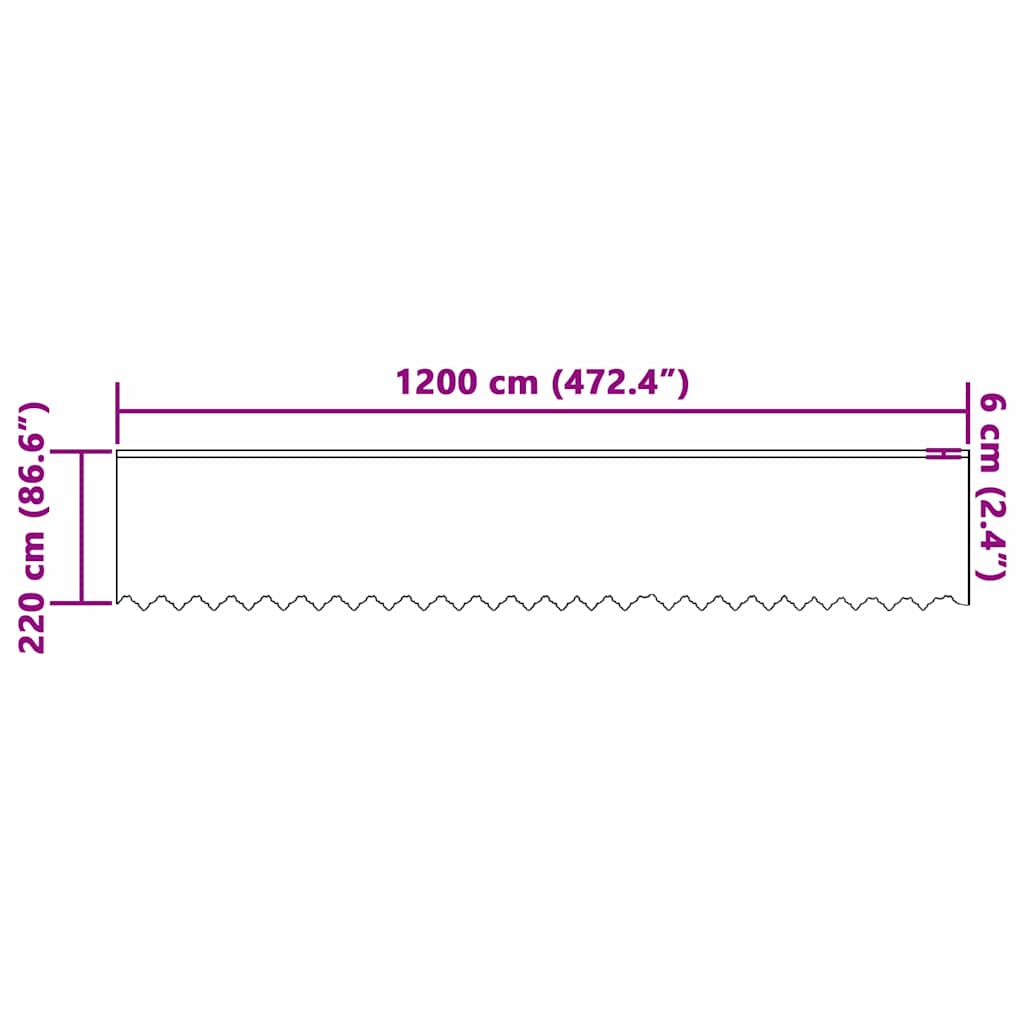 Vorhänge mit Vorhängen Weiß 1200 x 220 cm Polyester