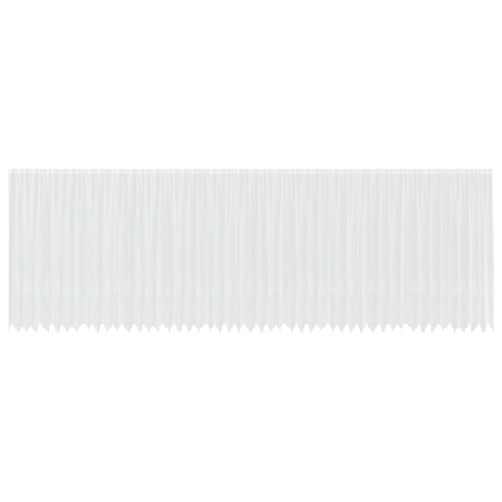 Vorhänge mit Vorhängen Weiß 1200 x 245 cm Polyester