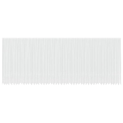 Spitzenvorhang mit Vorhängen Weiß 1200 x 280 cm Polyester