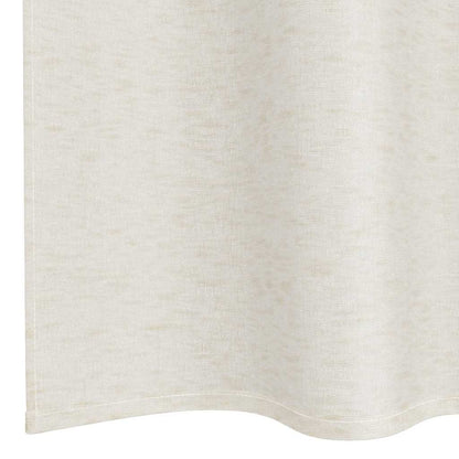 Vorhänge mit Vorhängen 2 pcs Creme Polyester
