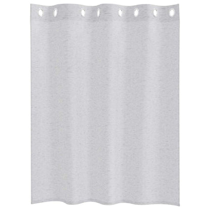 Vorhänge mit Vorhängen 2 pcs Hellgrau Polyester