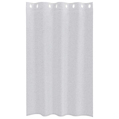 Vorhänge mit Vorhängen 2 pcs Hellgrau Polyester