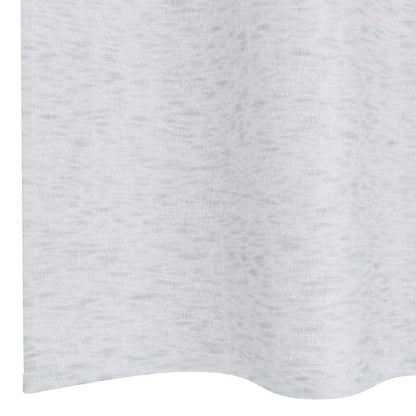 Vorhänge mit Vorhängen 2 pcs Hellgrau Polyester
