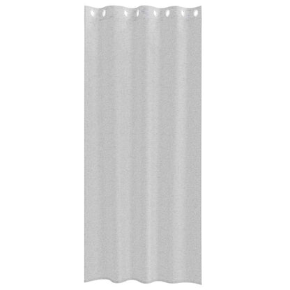 Vorhänge mit Vorhängen 2 pcs Hellgrau Polyester