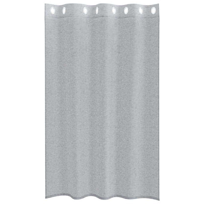 Vorhänge mit Vorhängen 2 pcs Dunkelgrau Polyester
