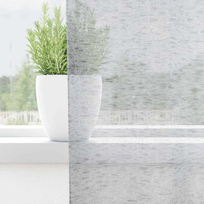 Vorhänge mit Vorhängen 2 pcs Dunkelgrau 140x225cm Polyester
