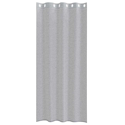 Vorhänge mit Vorhängen 2 pcs Dunkelgrau Polyester