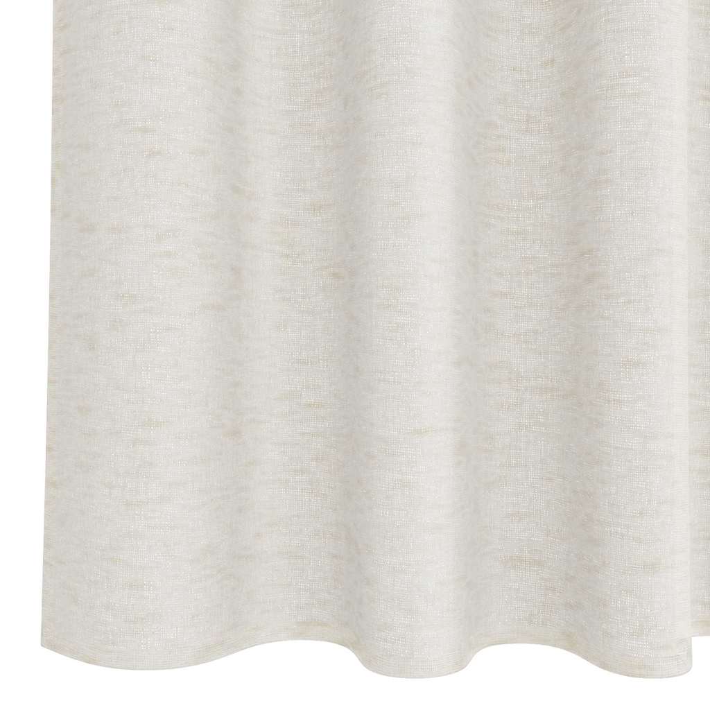 Vorhänge mit Vorhängen 2 pcs Cremefarben Polyester