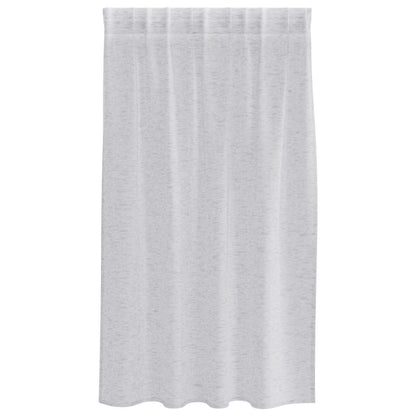 Vorhänge mit Vorhängen 2 pcs Hellgrau Polyester