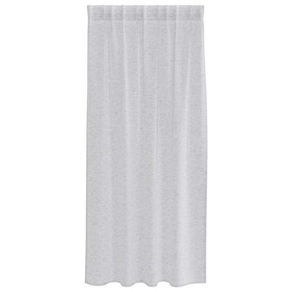 Vorhänge mit Vorhängen 2 pcs Hellgrau Polyester