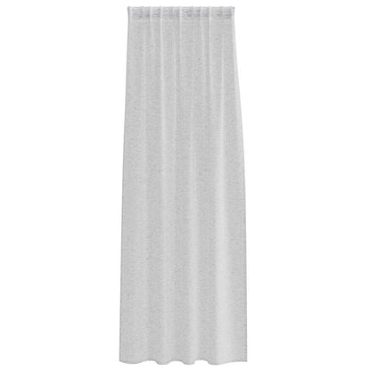 Vorhänge mit Vorhängen 2 pcs Hellgrau Polyester