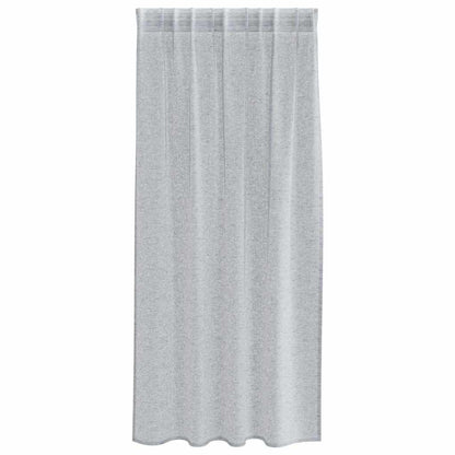 Vorhänge mit Vorhängen 2 pcs Dunkelgrau Polyester