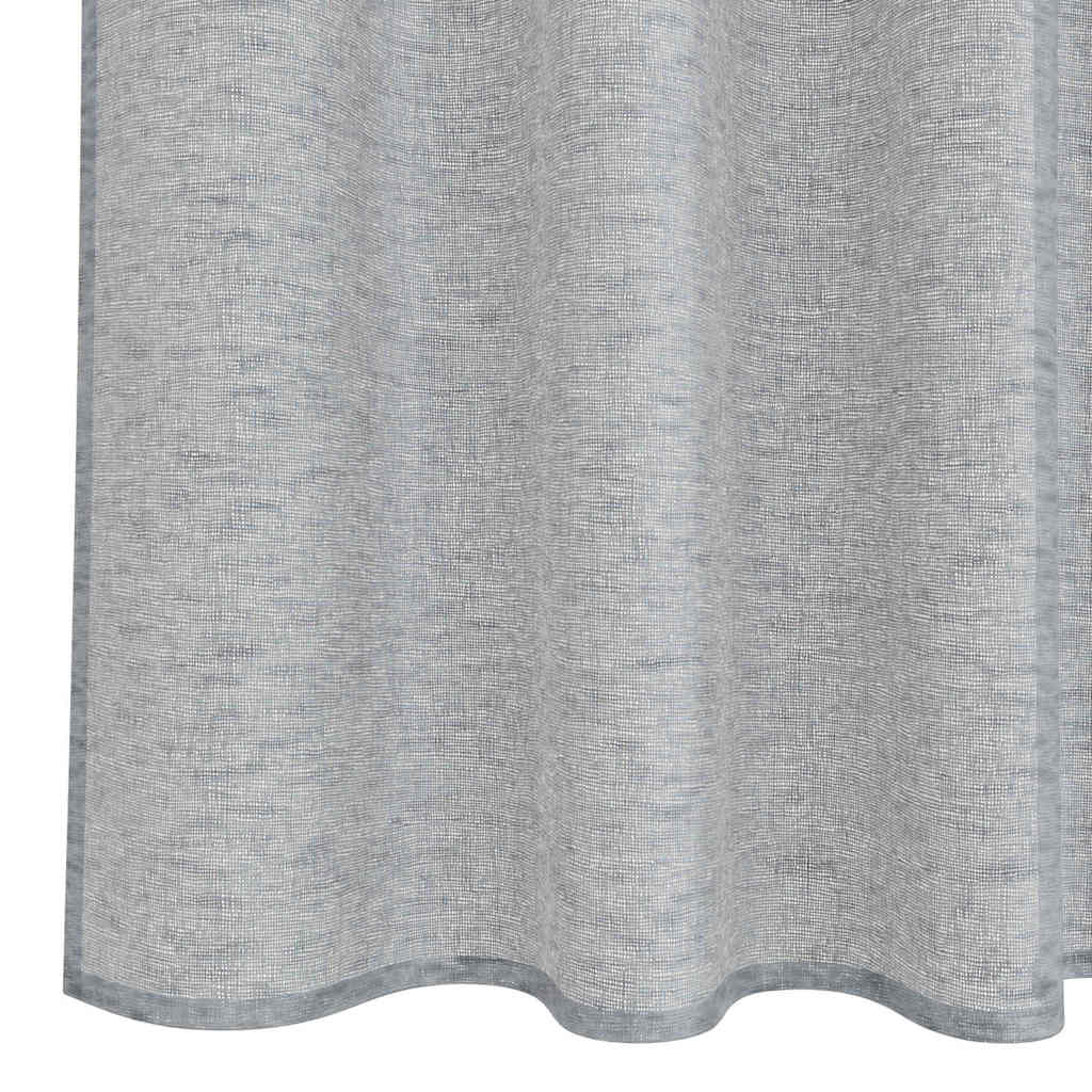 Vorhänge mit Vorhängen 2 pcs Dunkelgrau Polyester