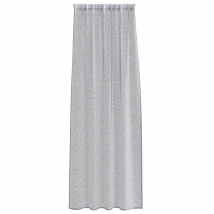Vorhänge mit Vorhängen 2 pcs Dunkelgrau Polyester