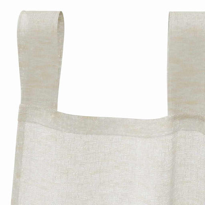 Vorhänge mit Vorhängen 2 pcs Cremefarben Polyester