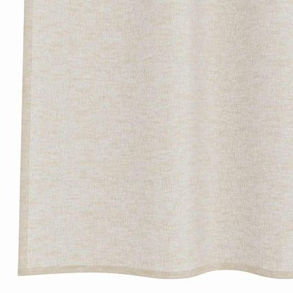 Vorhänge mit Vorhängen 2 pcs Sand Polyester