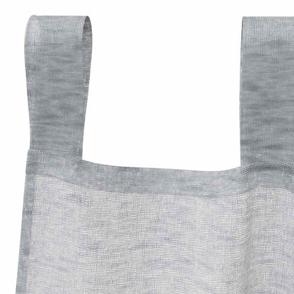 Vorhänge mit Vorhängen 2 pcs Dunkelgrau Polyester