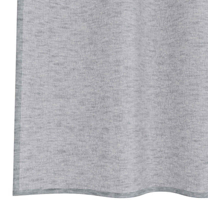 Vorhänge mit Vorhängen 2 pcs Dunkelgrau Polyester