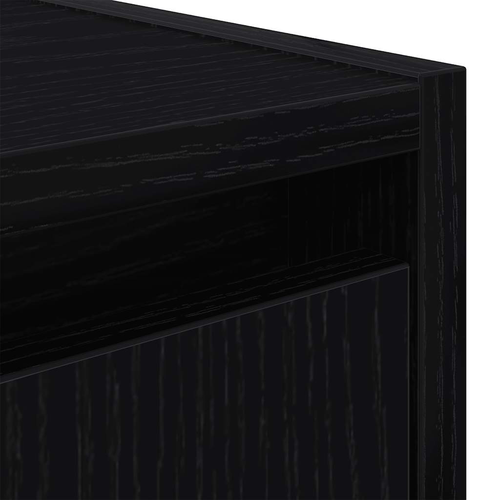 Wand-Nachttisch Schwarz 38x34x40 cm